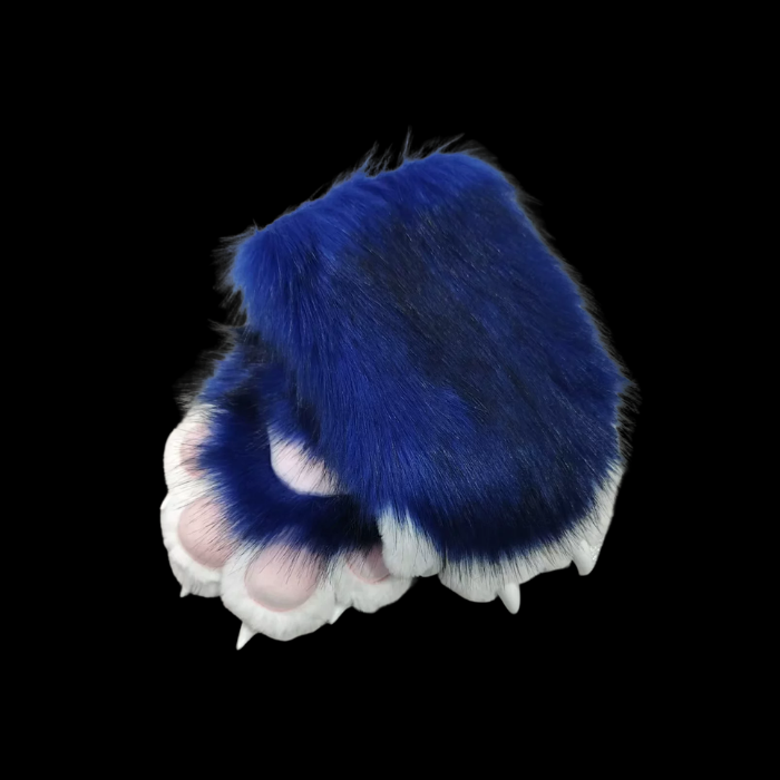 Fluffy Fur Fursuit Paw Gloves thumbnail 10