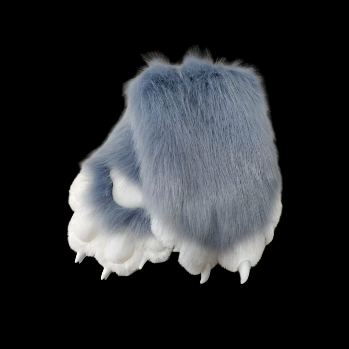 Fluffy Fur Fursuit Paw Gloves thumbnail 13