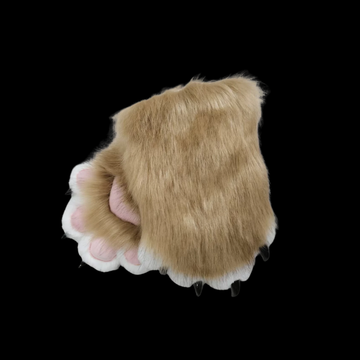 Fluffy Fur Fursuit Paw Gloves thumbnail 15