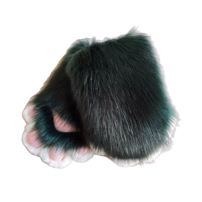 Fluffy Fur Fursuit Paw Gloves thumbnail 17