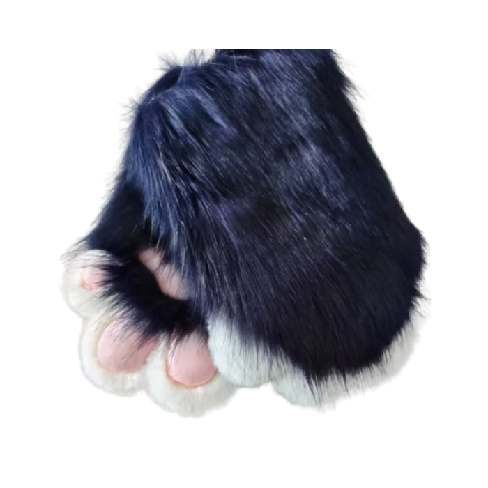 Fluffy Fur Fursuit Paw Gloves thumbnail 18