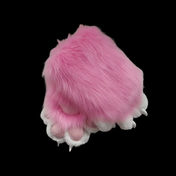 Fluffy Fur Fursuit Paw Gloves thumbnail 4