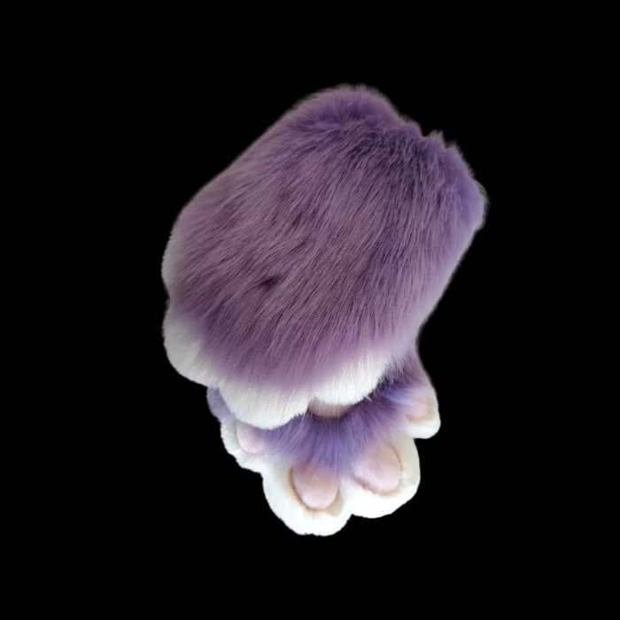 Fluffy Fur Fursuit Paw Gloves thumbnail 5