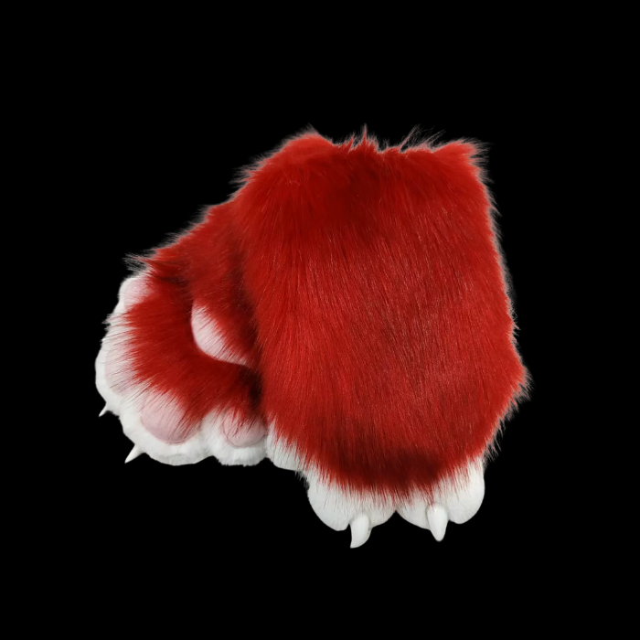 Fluffy Fur Fursuit Paw Gloves thumbnail 8
