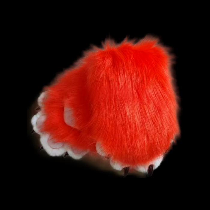 Fluffy Fur Fursuit Paw Gloves thumbnail 9