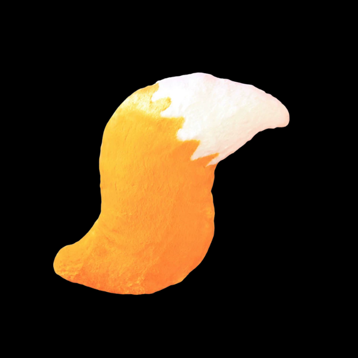 Fox Tail Plush Pillow