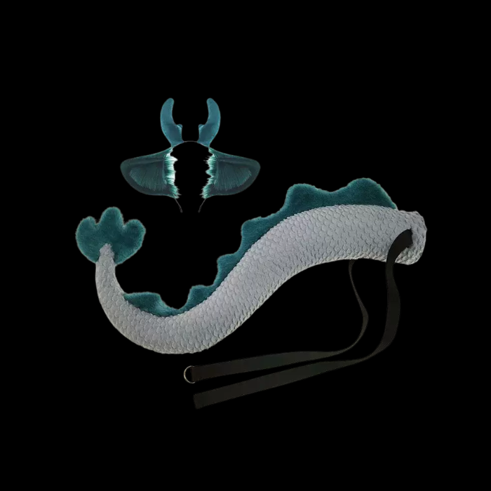 Frost Dragon Ear & Tail Accessory Bundle thumbnail 2