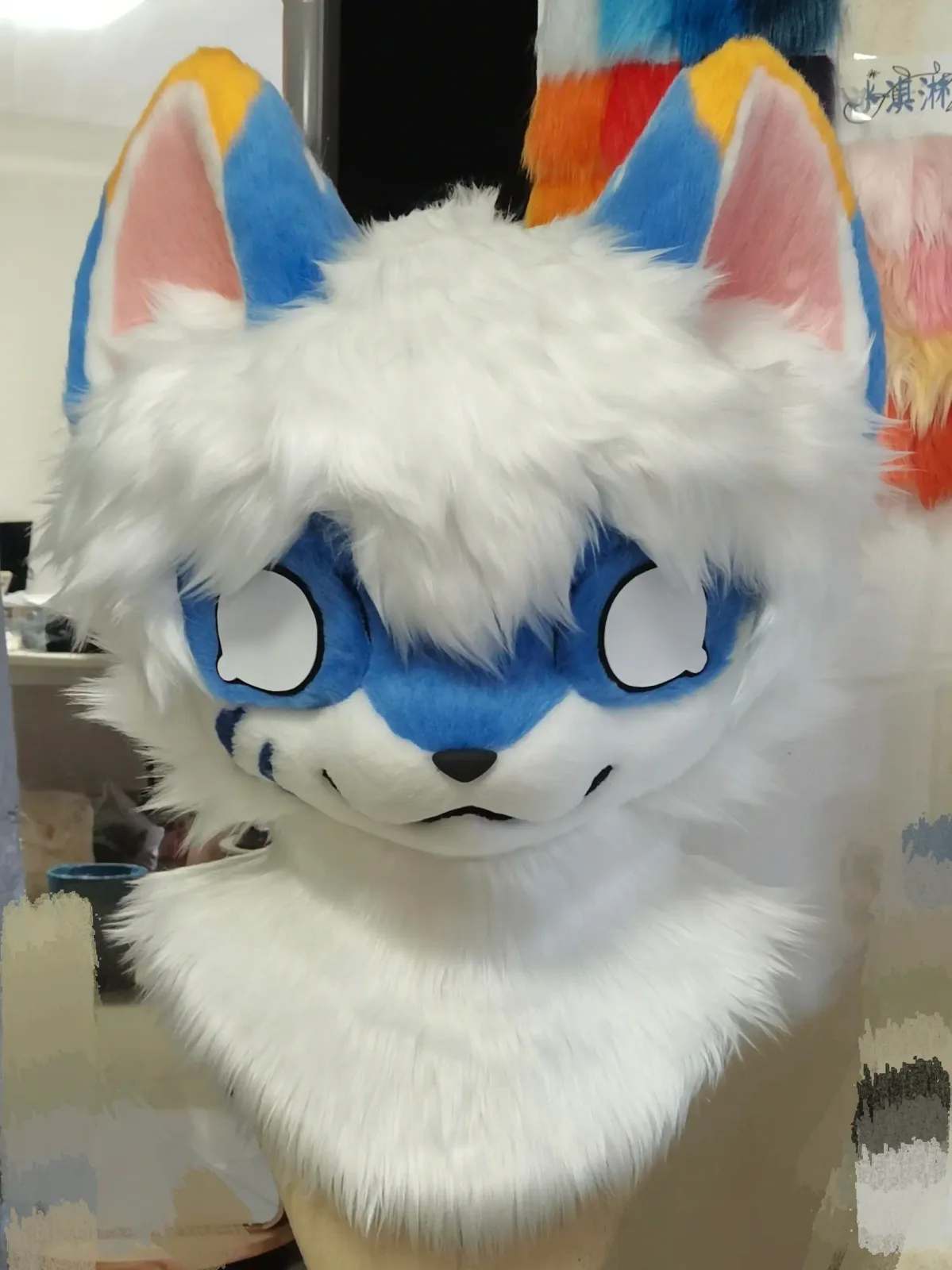 Frost Mask Kemono Fursuit Head thumbnail 1
