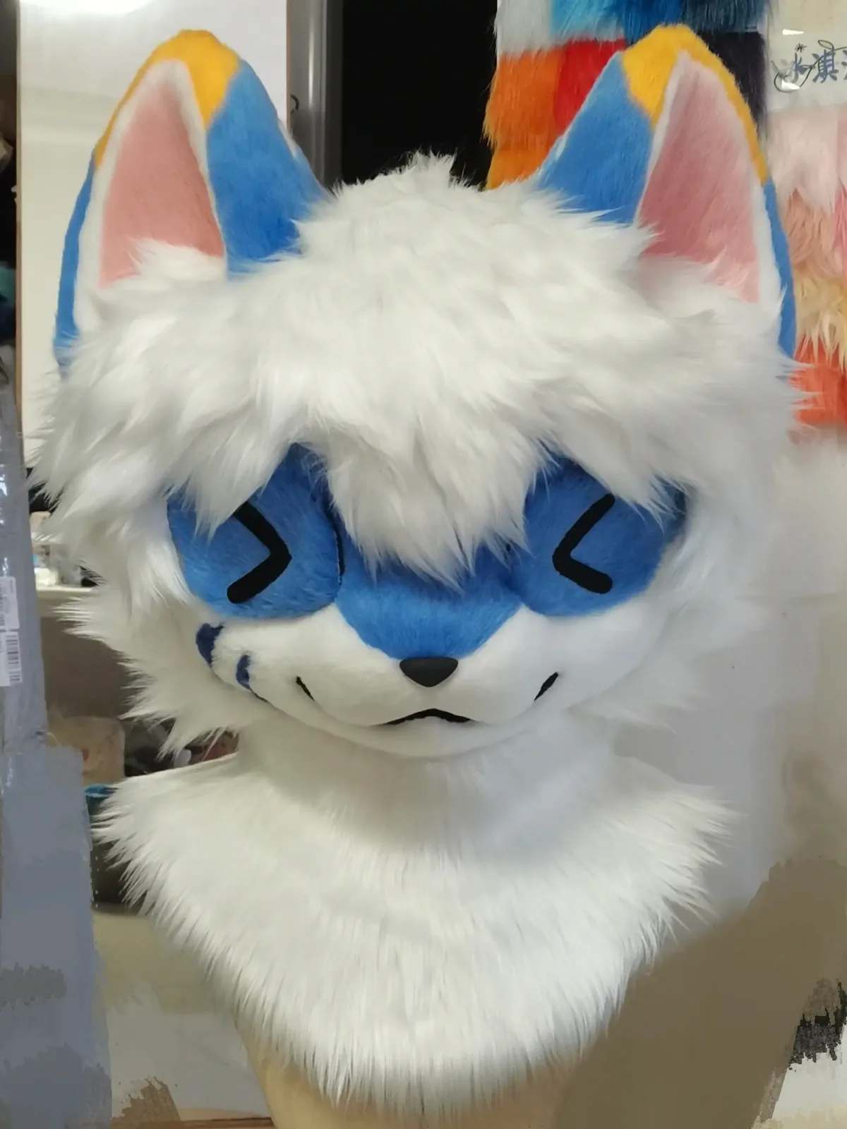 Frost Mask Kemono Fursuit Head thumbnail 3
