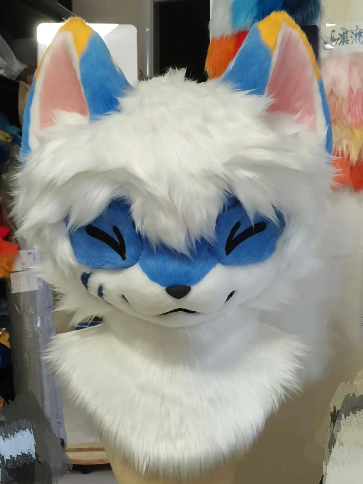 Frost Mask Kemono Fursuit Head thumbnail 4