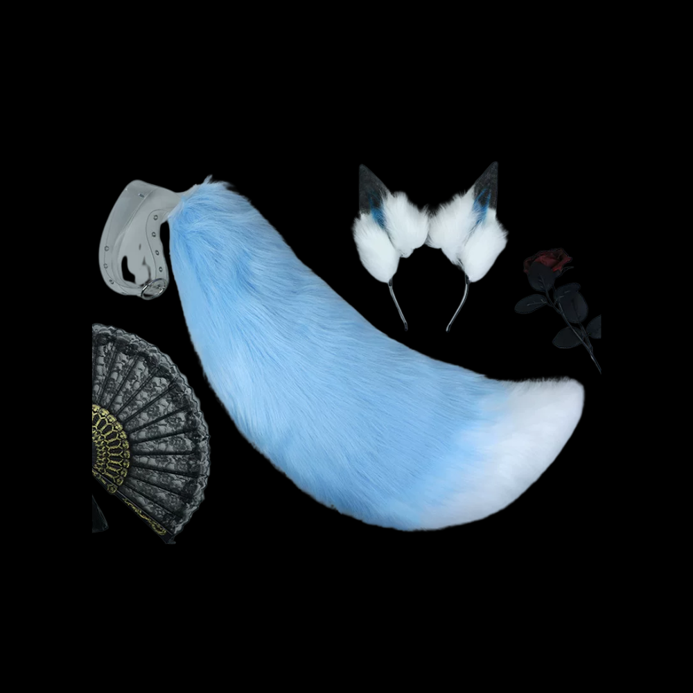 Frostbite Ice Wolf Ear & Tail Bundle thumbnail 3