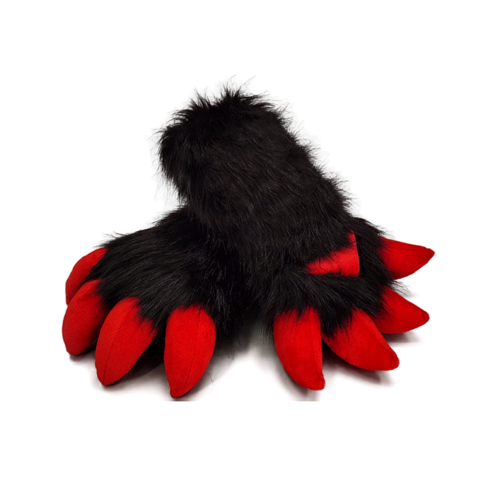 Frostfang Furry Beast Claw Cosplay Gloves thumbnail 4