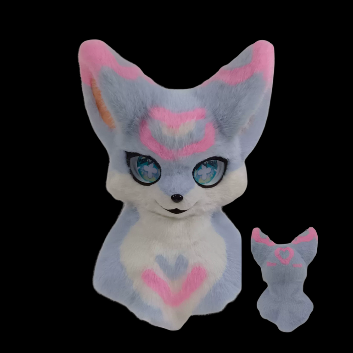 Frostheart Lynx Fursuit Head