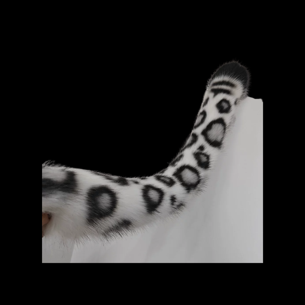 Frostveil Snow Leopard Kemono Ears & Tail Set thumbnail 6