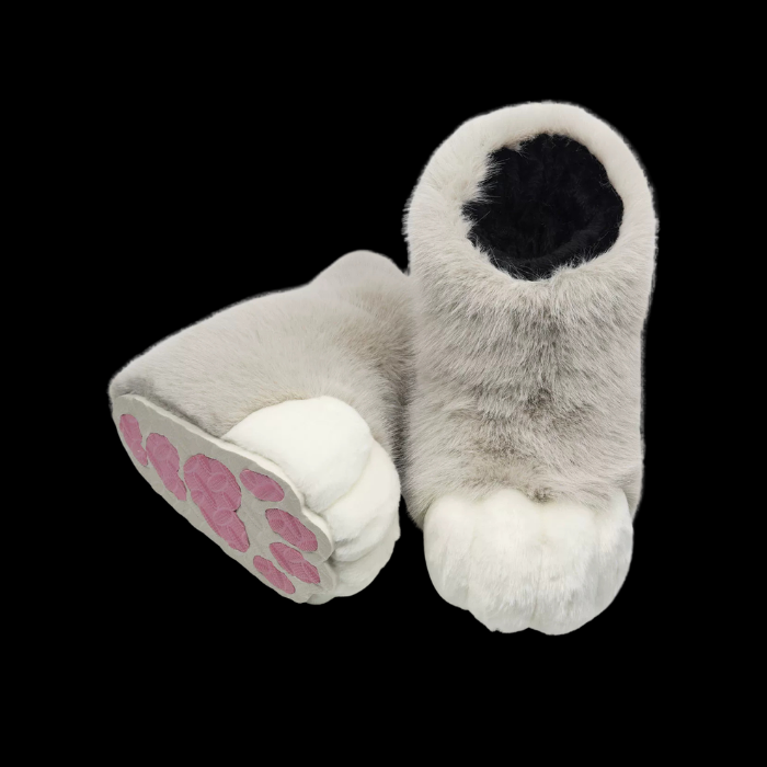 Furry Animal Paw Shoes thumbnail 2