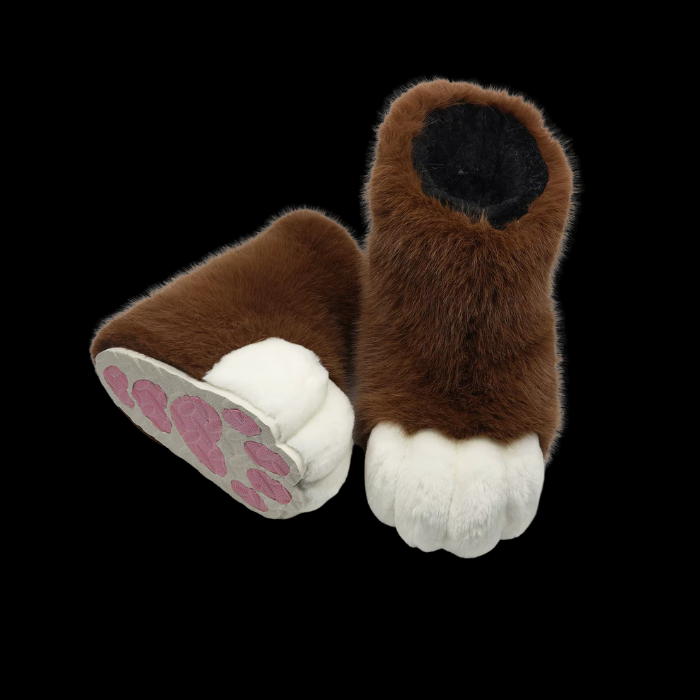 Furry Animal Paw Shoes thumbnail 6