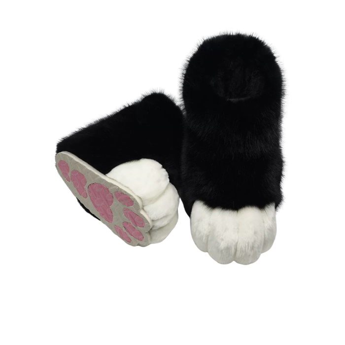 Furry Animal Paw Shoes thumbnail 7