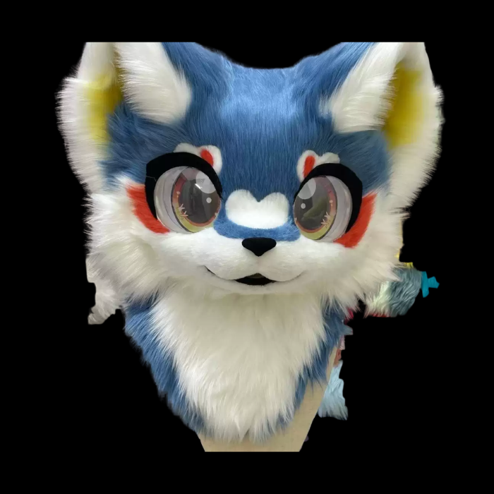 Glacier Bloom Kemono Fursuit Head