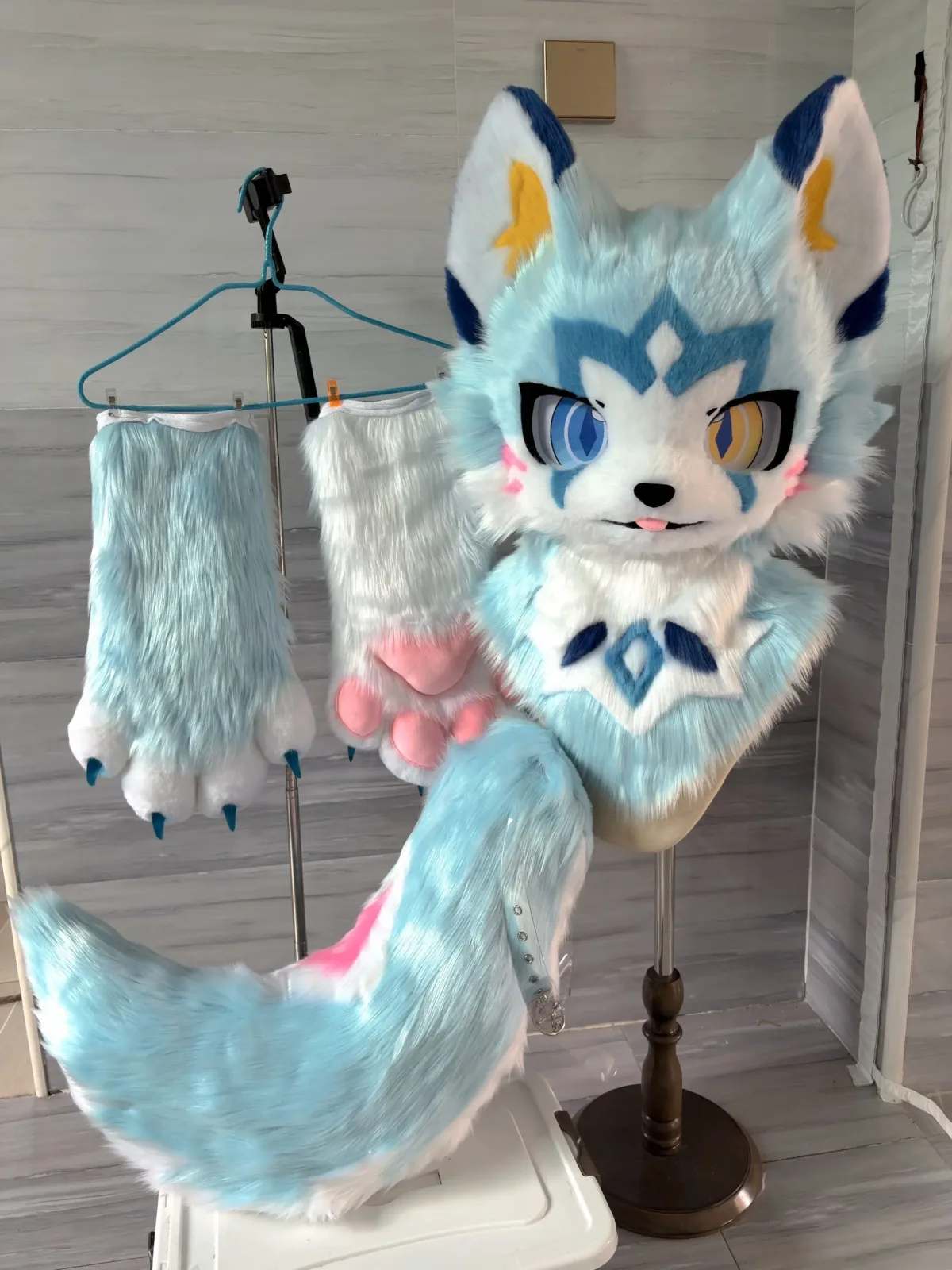Glacier Crest Fox Kemono Fursuit Partial thumbnail 5