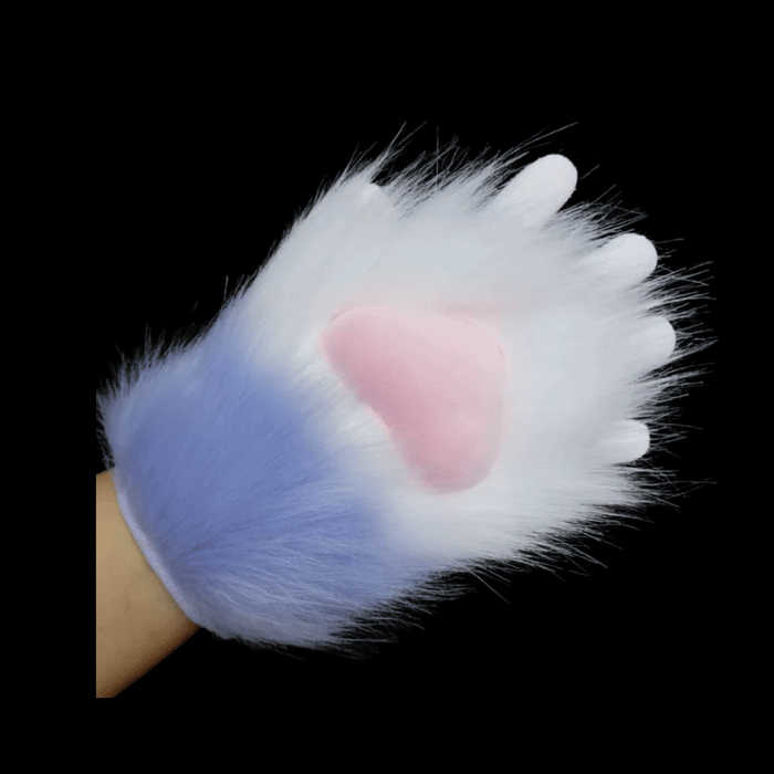 Half-Finger Plush Paw Gloves thumbnail 10
