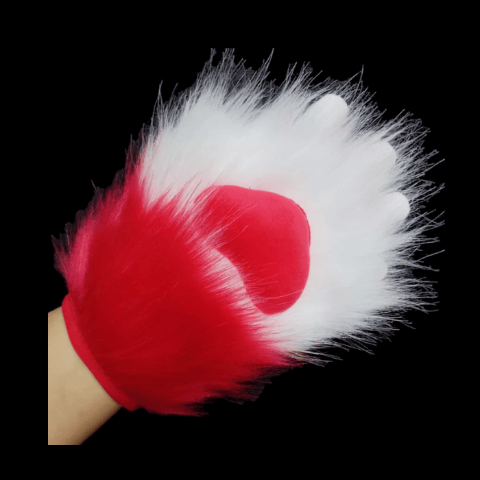 Half-Finger Plush Paw Gloves thumbnail 11