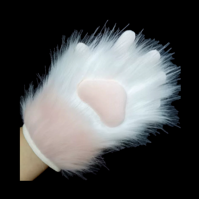 Half-Finger Plush Paw Gloves thumbnail 19