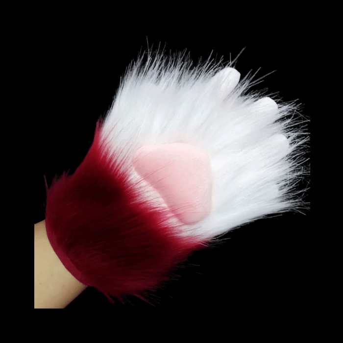 Half-Finger Plush Paw Gloves thumbnail 21