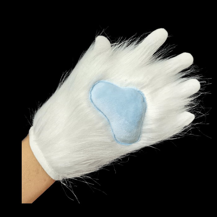 Half-Finger Plush Paw Gloves thumbnail 22