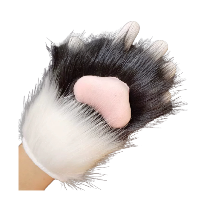 Half-Finger Plush Paw Gloves thumbnail 24