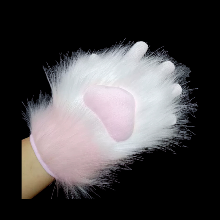 Half-Finger Plush Paw Gloves thumbnail 28