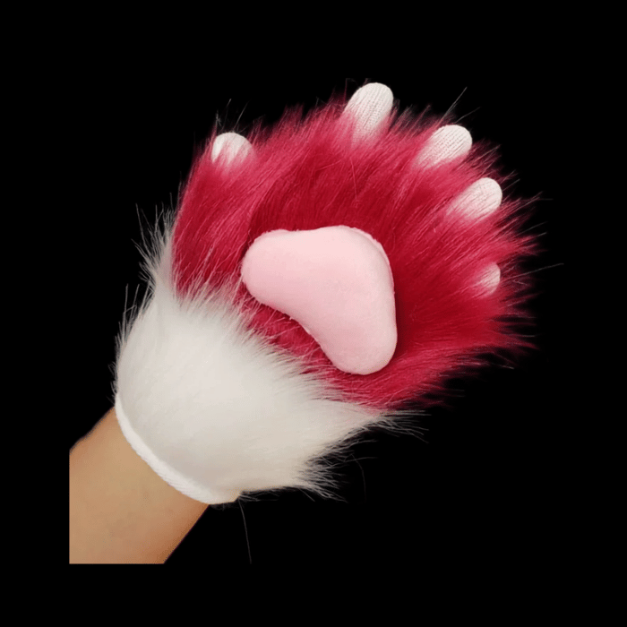 Half-Finger Plush Paw Gloves thumbnail 29