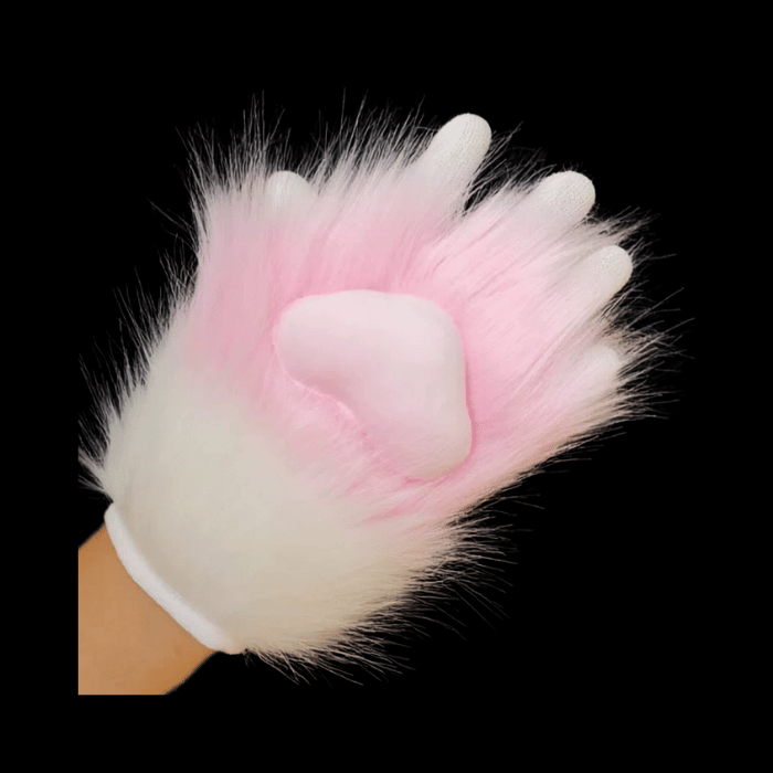 Half-Finger Plush Paw Gloves thumbnail 34