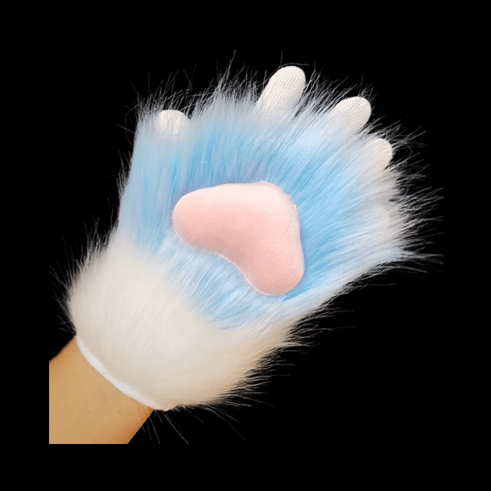 Half-Finger Plush Paw Gloves thumbnail 39