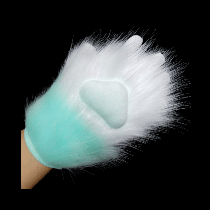 Half-Finger Plush Paw Gloves thumbnail 7