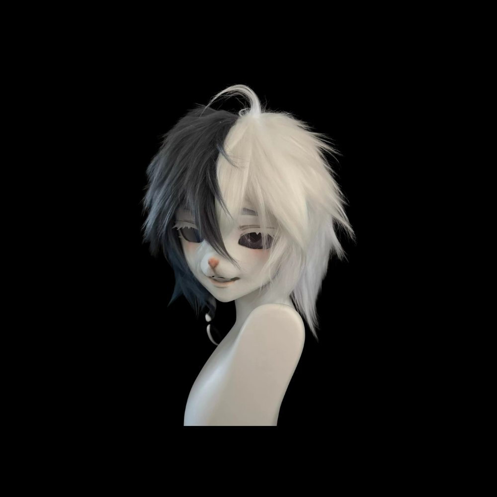 Halfmoon Neko Fursuit Head