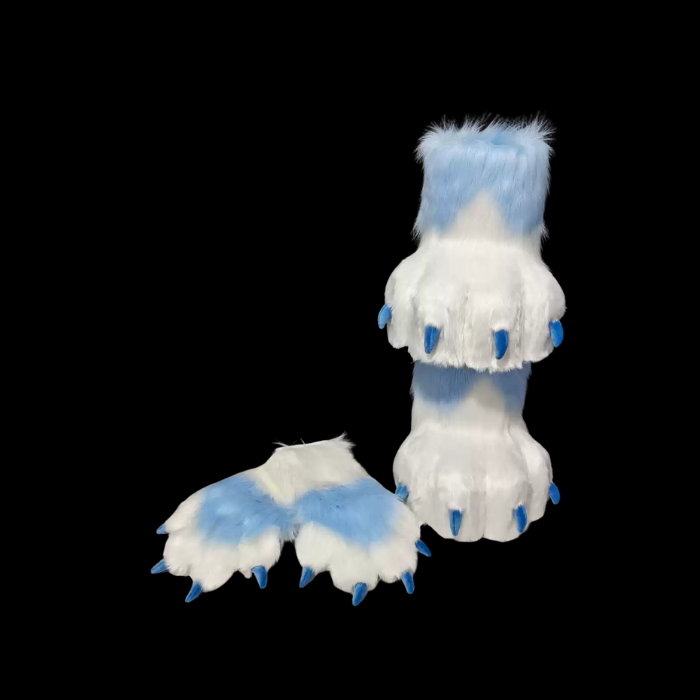 Iceveil Kemono Fursuit Head With Paws And Claws  thumbnail 3