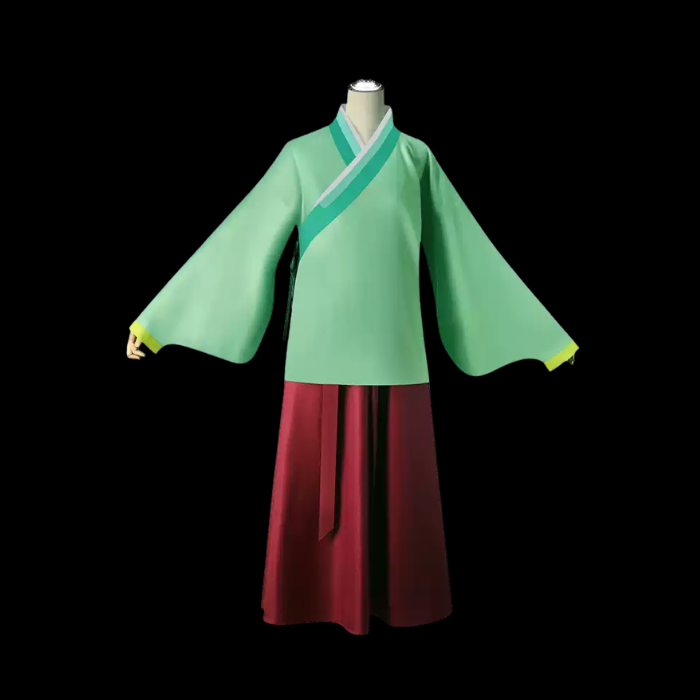 Jade Herbalist Fantasy Hanfu Cosplay Costume Set thumbnail 1
