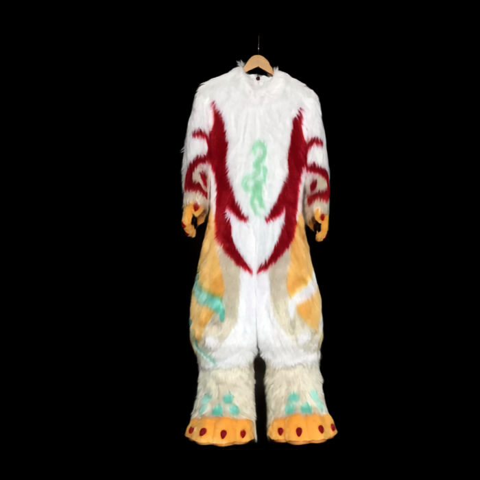 Jadefire Dragon Digitigrade Bodysuit