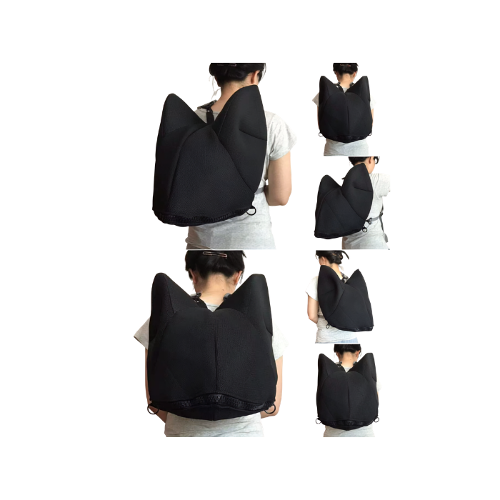 Kemono Cat-Ear Fursuit Head Case Backpack thumbnail 2