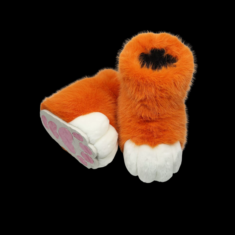 KIG Style Plush Fursuit Paw Shoes thumbnail 1