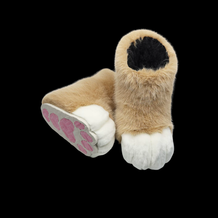 KIG Style Plush Fursuit Paw Shoes thumbnail 19