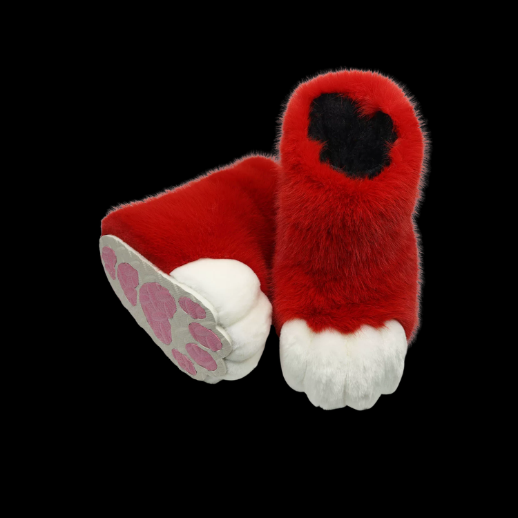 KIG Style Plush Fursuit Paw Shoes thumbnail 24
