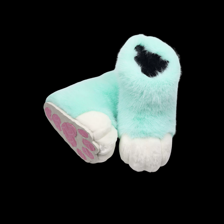 KIG Style Plush Fursuit Paw Shoes thumbnail 5