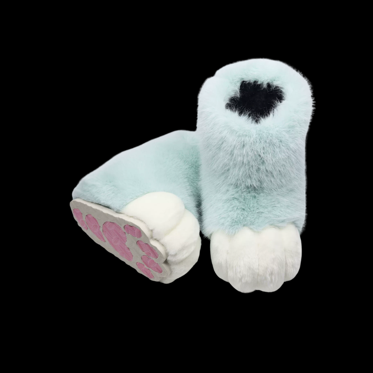 KIG Style Plush Fursuit Paw Shoes thumbnail 7