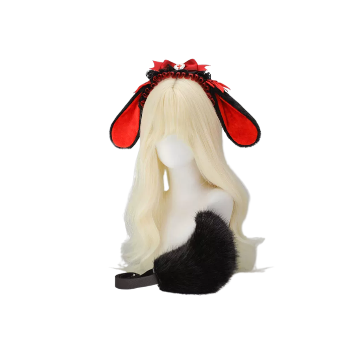 Laced Darling Lop Bunny Ears & Tail Cosplay Bundle thumbnail 2
