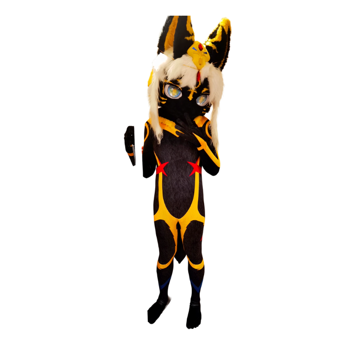 Lunar Jackal Zentai Fursuit Bodysuit thumbnail 3