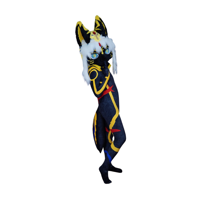 Lunar Jackal Zentai Fursuit Bodysuit thumbnail 4