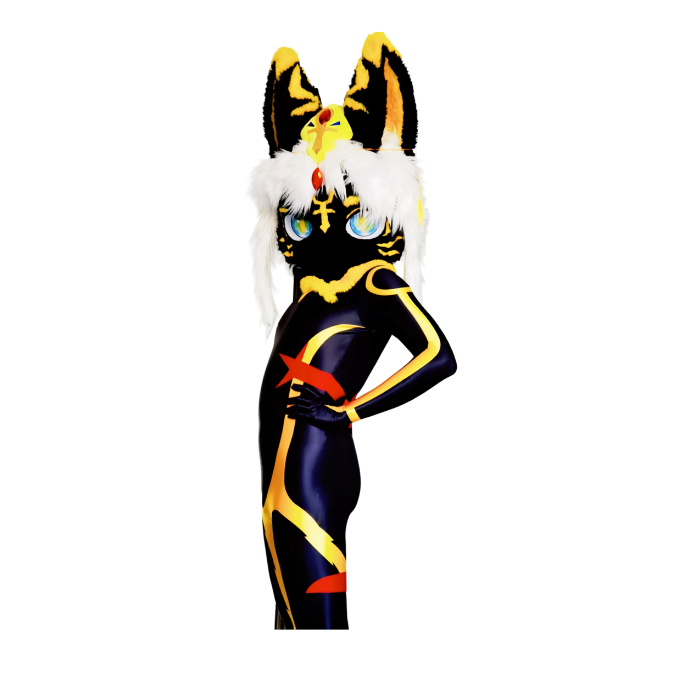 Lunar Jackal Zentai Fursuit Bodysuit thumbnail 5
