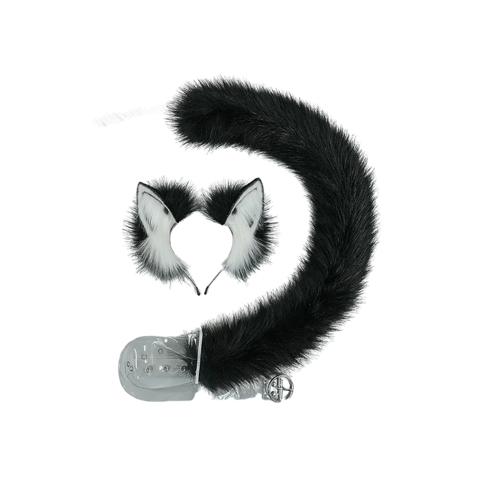 Luxe Rainbow Cat Ear & Tail Set thumbnail 4