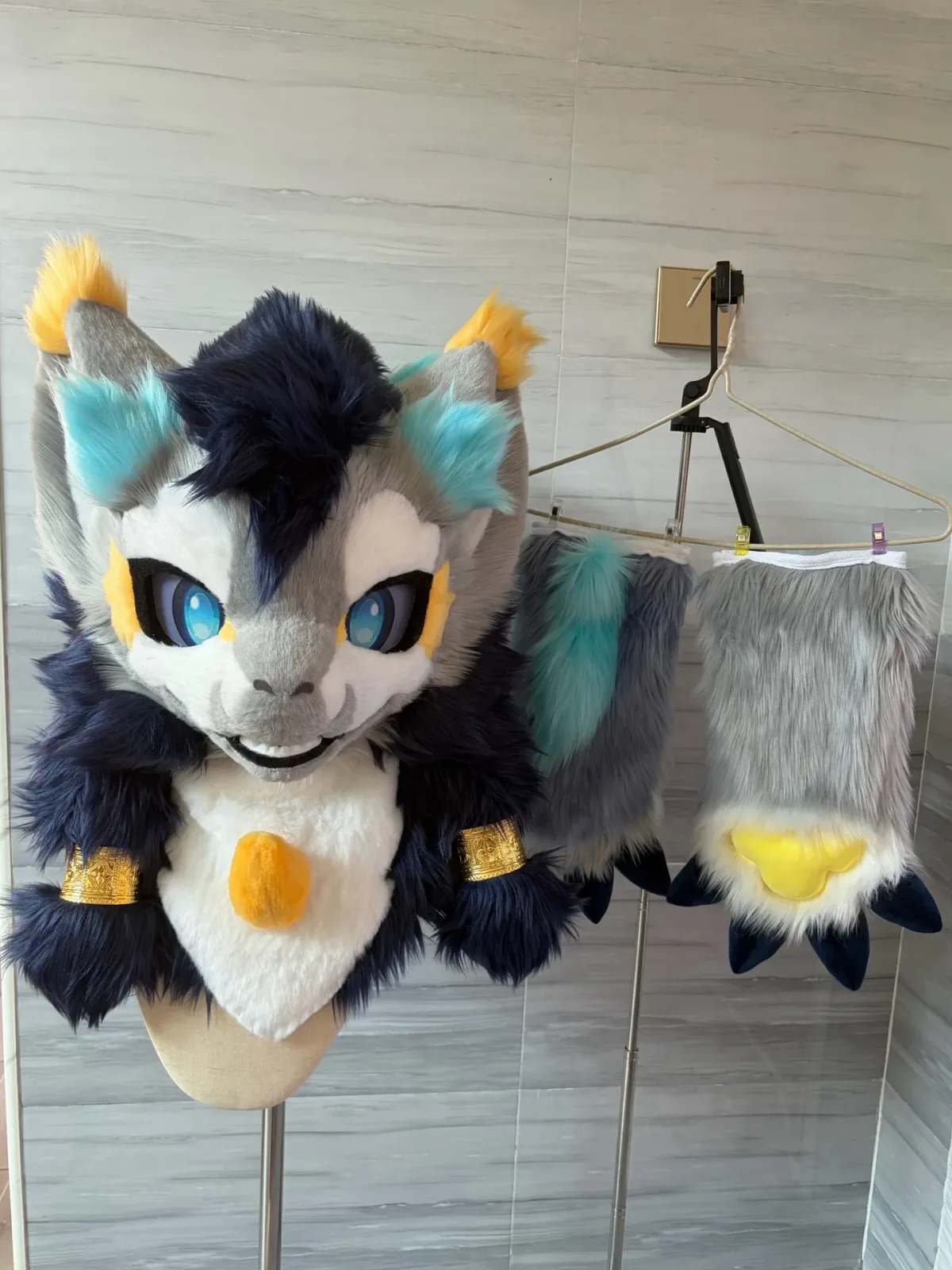 Midnight Comet Kemono Fursuit Partial thumbnail 2